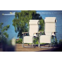 Fiam Movida Soft XXL Relaxliege 200 x 86 x 136 cm Beige