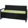 Proregal Sitzbank Anthrazit, Metall, 3-Sitzer, 164x87x57 cm, Gartenmöbel, Gartenbänke