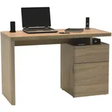 Jahnke Schreibtisch »CU-LIBRE 120«, platzsparender Arbeitsplatz, braun