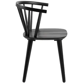 VCM Esszimmerstuhl Ida Holz schwarz 2er Set