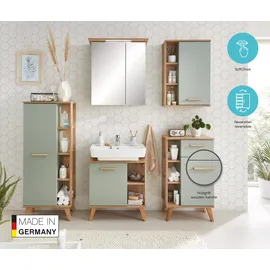 Saphir Quickset Badschrank 50,5 x 89,5 x 33 cm Grün