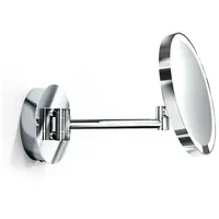 Decor Walther JUST LOOK PLUS WD 5x, LED Wandkosmetikspiegel chrom - Vergrößerung 5-fach