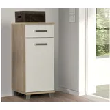 Forte Unterschrank 40,2 x 90,8 x 34,8 cm Weiß