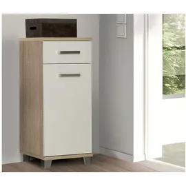 Forte Unterschrank 40,2 x 90,8 x 34,8 cm Weiß
