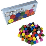 Apostrophe Games Mehrfarbig Brettspiel Zubehör (100 Holzwürfel)