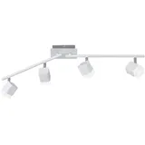 rl live your light Roubaix 4 LED Deckenleuchte weiß matt Metall