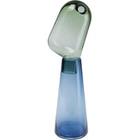 Kare Vase Skittle, Blumenvase, blau/grün, Artikelhöhe 49cm