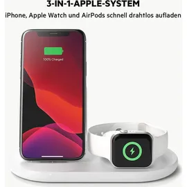 Belkin BoostCharge 3-in-1 Wireless Charger for Apple Devices weiß (WIZ001vfWH)