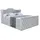 altdecor Boxspringbett VILA-Z KING - 160x200 - H3/H4 - Hellgrau