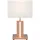 just light. LED-Tischleuchte, Holzdekor, CCT Farbmanagement, dimmbar, Wippschalter