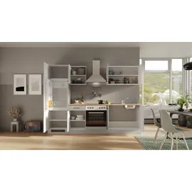 Flex-Well Küchenzeile Lund 270 cm grau