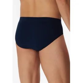 SCHIESSER Minislip 95/5 unifarben blau 3er Pack 3XL