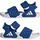 adidas Adilette Sandal 2 Badeschuhe Kinder JS2515 - team royal blue/cloud white/team royal blue 37