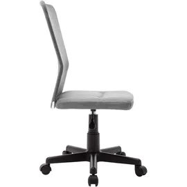 vidaXL Bürostuhl Netzgewebe Grau