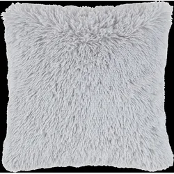 Zierkissen Fluffy in Silberfarben ca. 45x45cm
