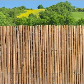 Estexo Bambusmatte Sichtschutzzaun Sichtschutz 100 cm x 5 m Bambus Windschutz