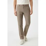 Selected Anzughose "SLH175-SLIM ROBERT FLEX PANTS NOOS", Herren, Gr. 33, Länge 34, sand, Web, Obermaterial: 67% Polyester, 29% Viskose, 4% Elasthan, unifarben, slim fit knöchellang, Hosen Anzughose