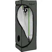 Zelsius Grow Tent 80 x 80 x 180 cm grau/schwarz Pflanzenzucht Indoor