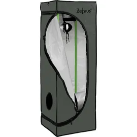 Zelsius Grow Tent 80 x 80 x 180 cm grau/schwarz Pflanzenzucht Indoor