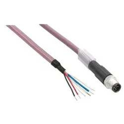 Schneider Electric TCSXCNDFNX3V Stromverteilerkabel IN, gerade, M8 Buchse-Draht -3m