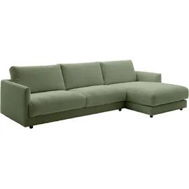 Schöner Wohnen Eckcouch Polyester L-Form 5-Sitzer Grün