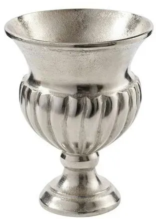 Pokal Alu antik 20x26cm silber