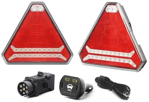 Set kabelloser tragbarer LED-Rücklichter mit Magnet und Saugnapf, Neon-Effekt, innovatives dreieckiges Design

Hinweis: Das letz
