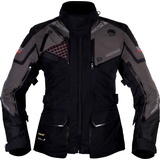 Modeka Panamericana II, Textiljacke wasserdicht Damen - Schwarz/Dunkelgrau - 48