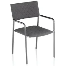 Kettler Benito Stapelsessel 56 x 55 x 85 cm anthrazit/anthrazit