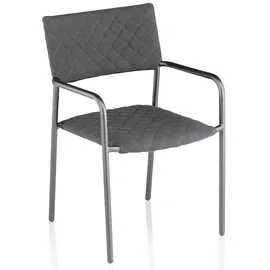 Kettler Benito Stapelsessel 56 x 55 x 85 cm anthrazit/anthrazit