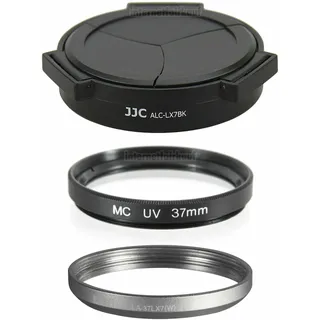 Zubehörset passend für Leica D-Lux 6 + Panasonic LX7 - Adapter Filter Deckel
