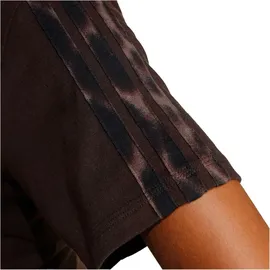 adidas 3-Streifen Leopard Print T-Shirt Aurora Coffee XL