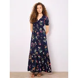 Apricot Maxikleid Blau 36