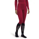 Damen Baselayer-Hose Warm Long W Ti Funktionsmaterial schnelltrocknend 1 Stück Rot Red 8644 M