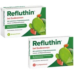 Refluthin Minze und Refluthin Frucht