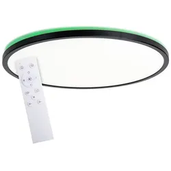 LED Deckenleuchte Carlo mit RGB-Backlight ⌀ 54 cm – Energieeffizienzklasse E