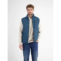 Lerros Steppweste LERROS, Herren, Gr. M, rot (burnt rot), Web, Obermaterial: 100% Polyester, unifarben, normal hüftbedeckend, Rundhals, Westen Steppweste, mit Reißverschluss