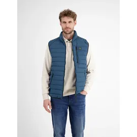 Lerros Steppweste LERROS, Herren, Gr. M, rot (burnt rot), Web, Obermaterial: 100% Polyester, unifarben, normal hüftbedeckend, Rundhals, Westen Steppweste, mit Reißverschluss