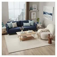 Vimoda Moderner Kurzflor Teppich Wohnzimmer Schlafzimmer Boho Optik Regenbogen