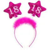OEM Haarreif Polyester Pink/Rosa 18