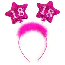 OEM Haarreif Polyester Pink/Rosa 18