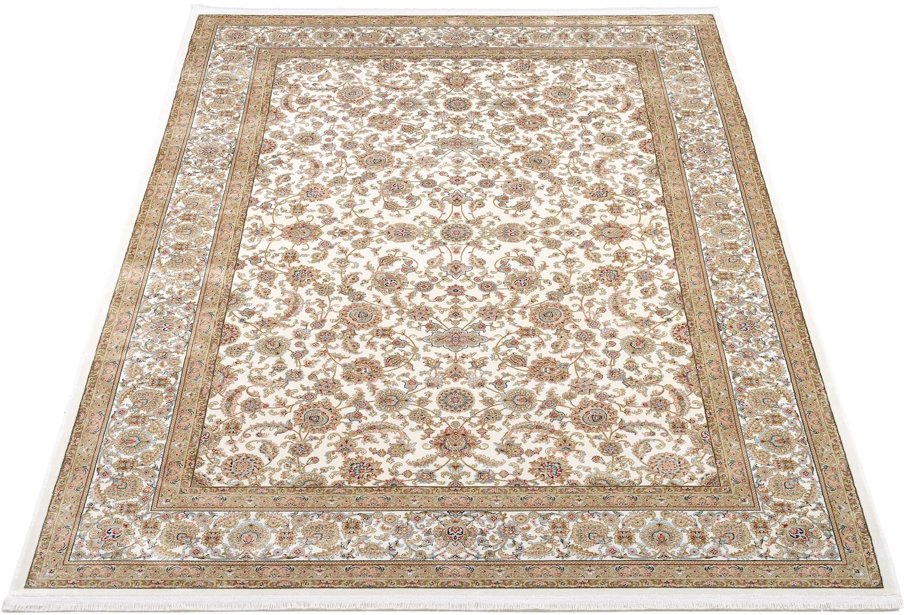 OCI DIE TEPPICHMARKE Teppich »INSPIRATION KESHAN«, rechteckig, maschinell gewebt, Orient Optik, Kurzflor OCI Die Teppichmarke creme-creme B: 120 cm   1 St.