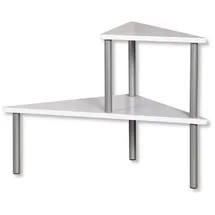 KESPER Küchenregal Eckregal 53 x 38 x 38 cm Weiß