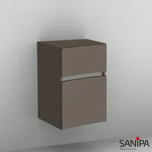 Sanipa Waschbeckenunterschrank 2 Auszüge 40 x 57 cm Weiß