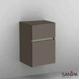 Sanipa Waschbeckenunterschrank 2 Auszüge 40 x 57 cm Weiß