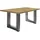58 aufm Kessel Eila 140 x 90 x 75 cm grau/braun