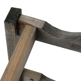 MCW Weinregal 3 Böden 12 x 1 x 1 cm Braun