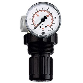 Riegler Druckbegrenzungsventil, inkl. Manometer, G 1/4, 0,1 - 3,0 bar