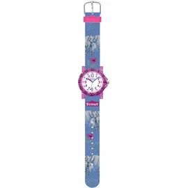 Scout 30 mm Quarz blau Armbanduhr