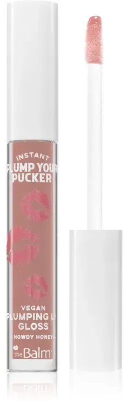 theBalm Plump Your Pucker Lip Gloss Lipgloss für mehr Volumen Farbton Howdy Honey 2.7 ml